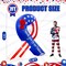 7FT Patriotic American Flag Inflatable – Giant 4th of July Blow Up Yard Ribbon with LED Lights – Outdoor Independence Day & USA 250th Anniversary Decoration